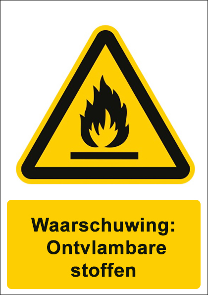 Ontvlambare stoffen